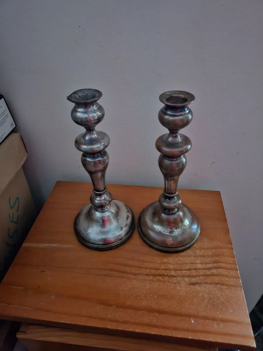 Vintage Candle Sticks - Image 1