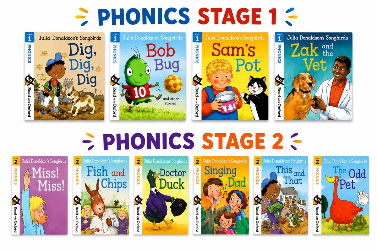 10 Phonics Books - Julia Donaldson - Image 1