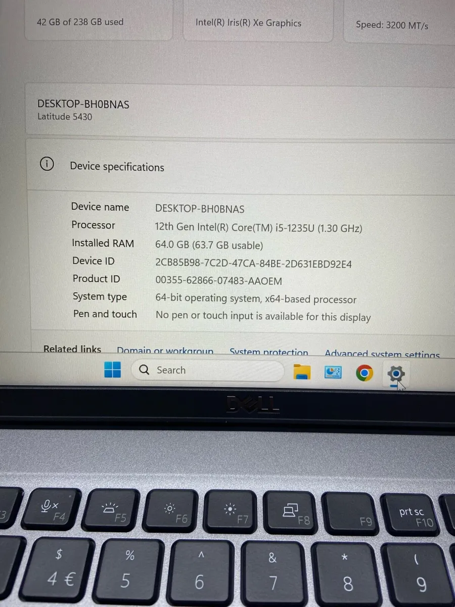 Dell i5 pro 64gb ram 256 ssd Windows 11 pro - Image 3