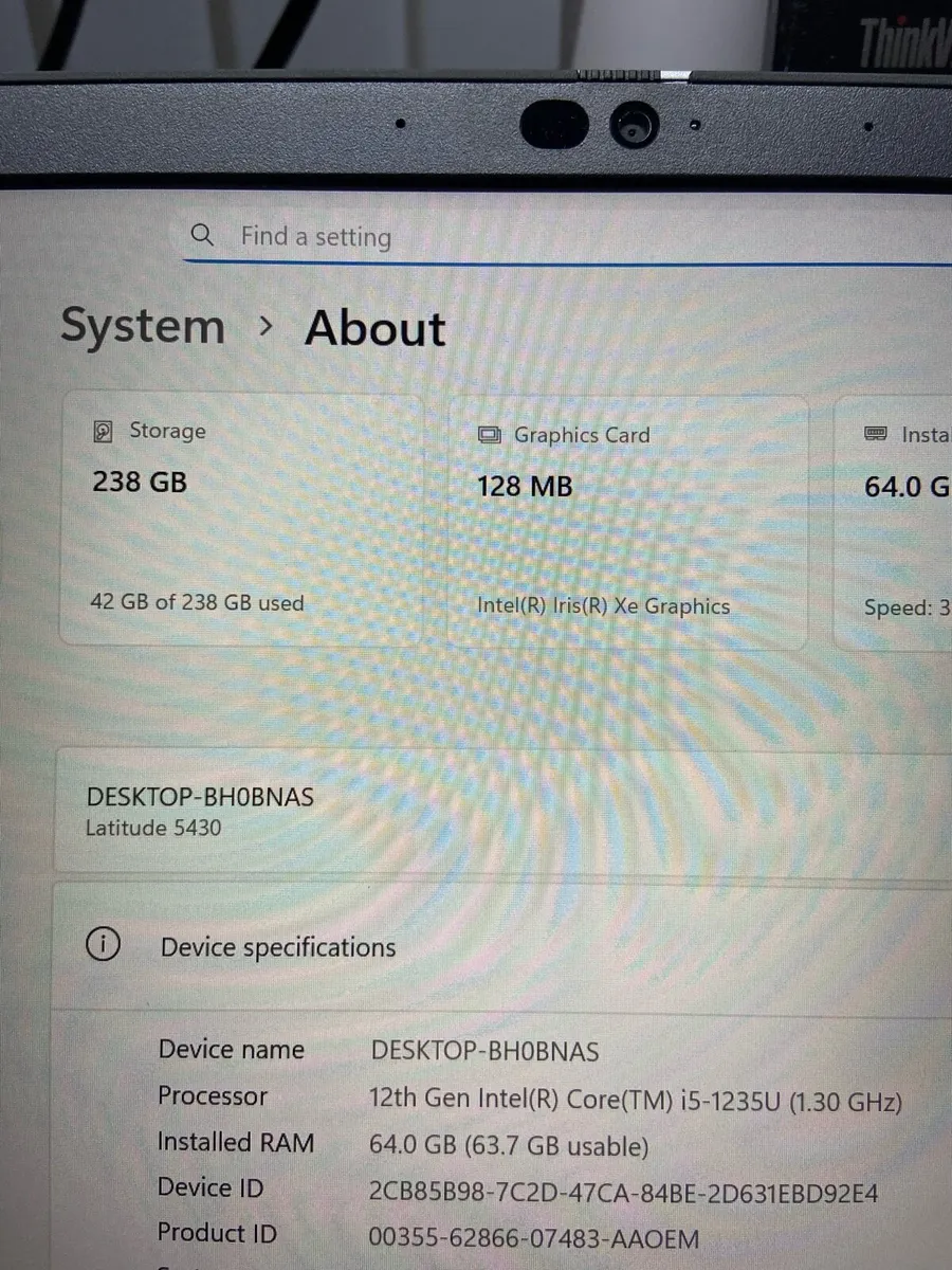 Dell i5 pro 64gb ram 256 ssd Windows 11 pro - Image 4