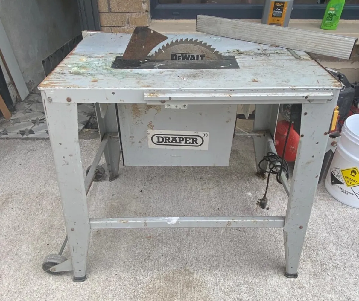 Draper 315mm 2000W Contractor's Table Saw – CTS315 - Image 3