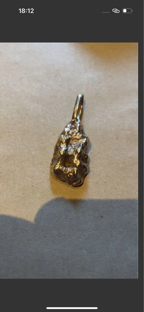 Gold Nugget Pendant 9 Crt - Image 1