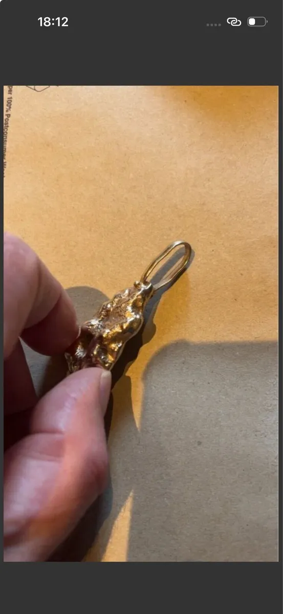 Gold Nugget Pendant 9 Crt - Image 3