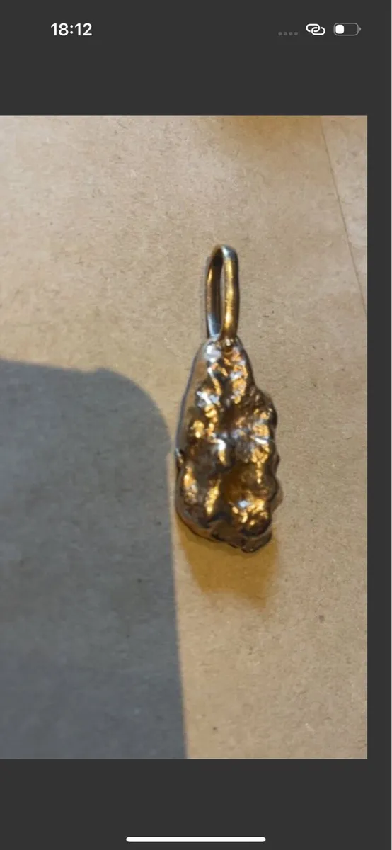 Gold Nugget Pendant 9 Crt - Image 4