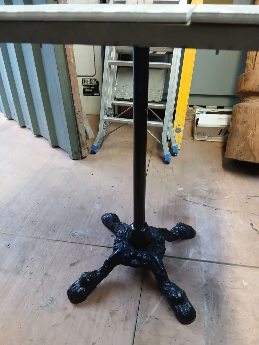 Garden  Patio Decking  Cast iron Base Table - Image 4
