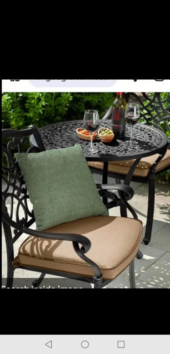 *CLEARANCE* Brand New Hartman Cast Alum Bistro Set - Image 1
