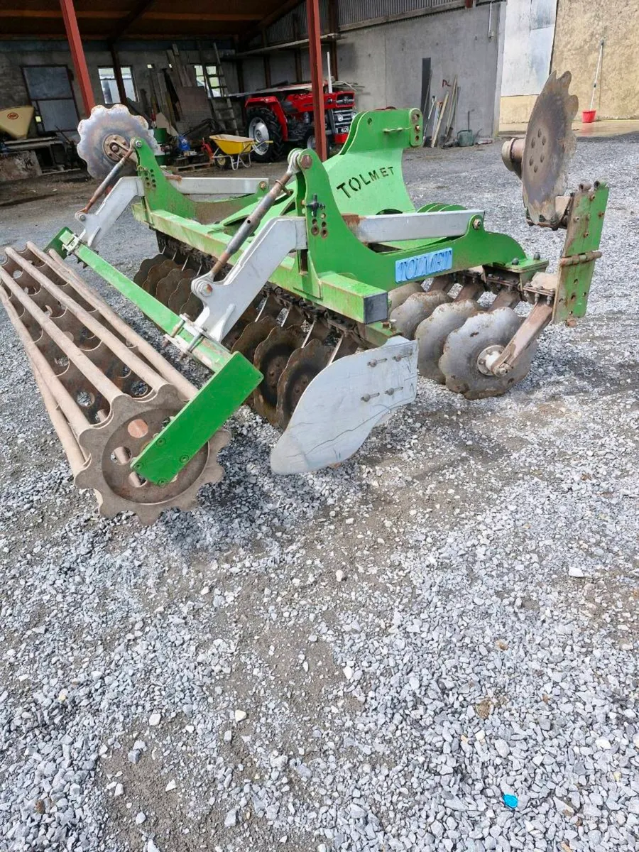 Tolmet 3m disc harrow - Image 1