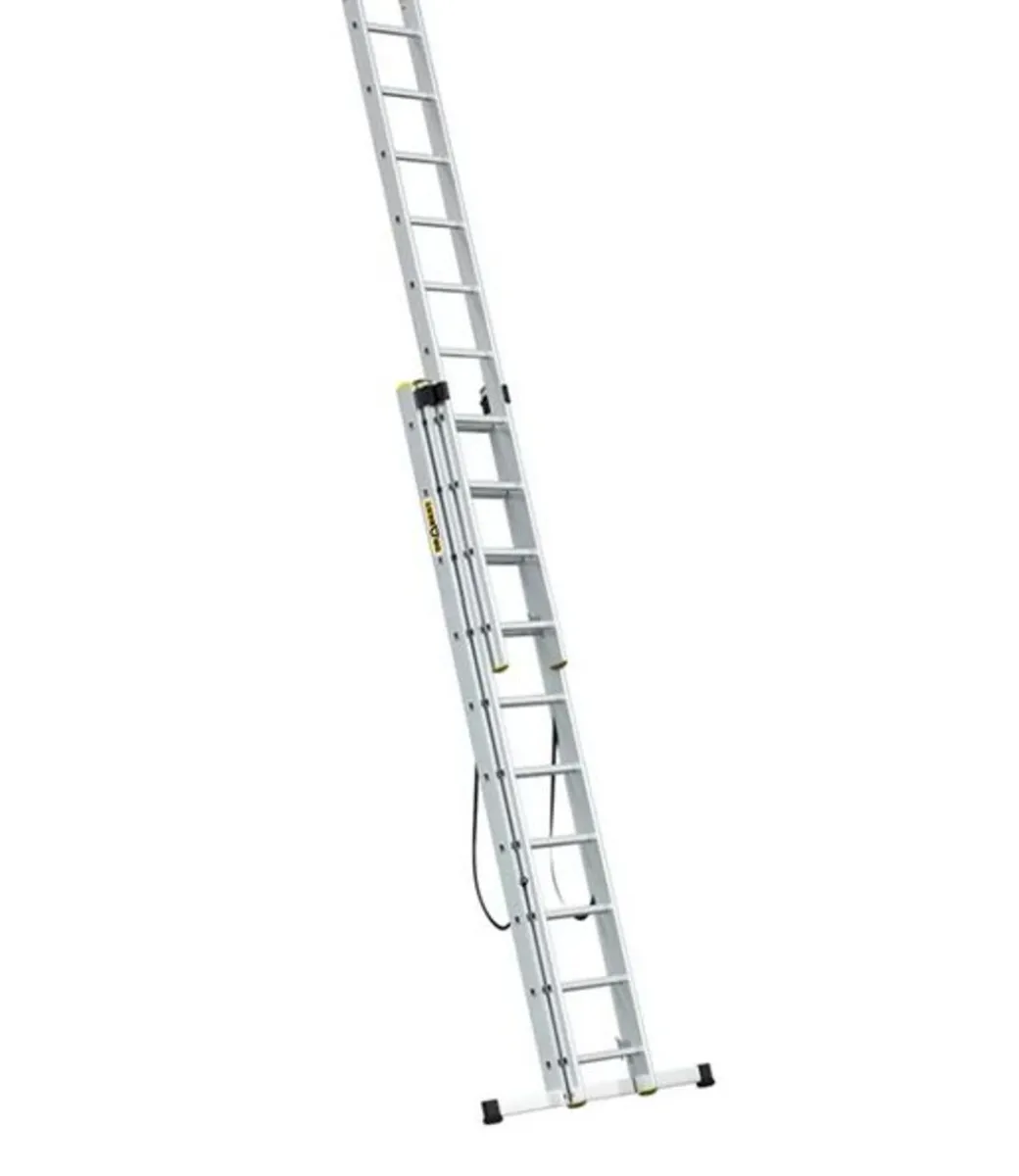 PRO 3-Section Aluminum Ladder 3x10 - Image 4