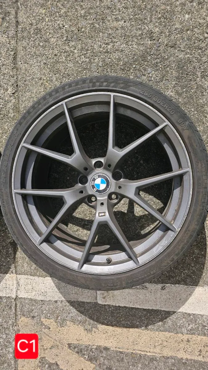 BMW Style 763M 20" staggered alloys with TPMS - Image 1