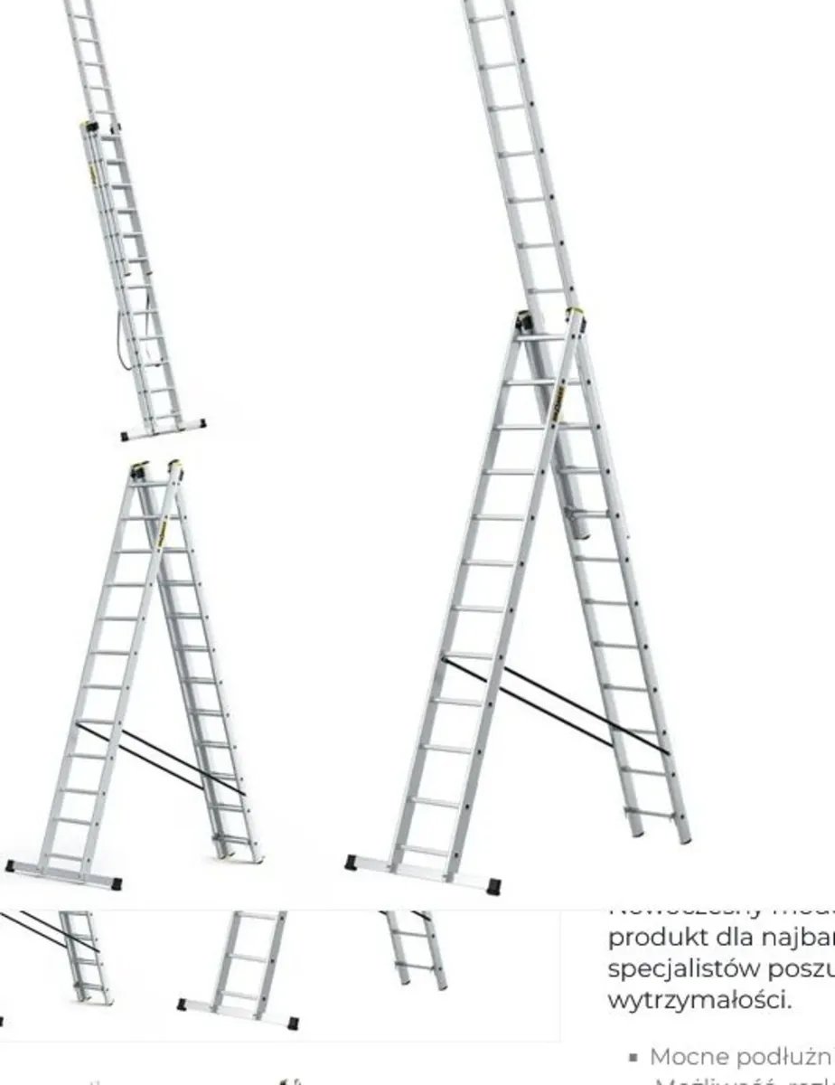 Ladder 3 x12 Rungs - Image 1