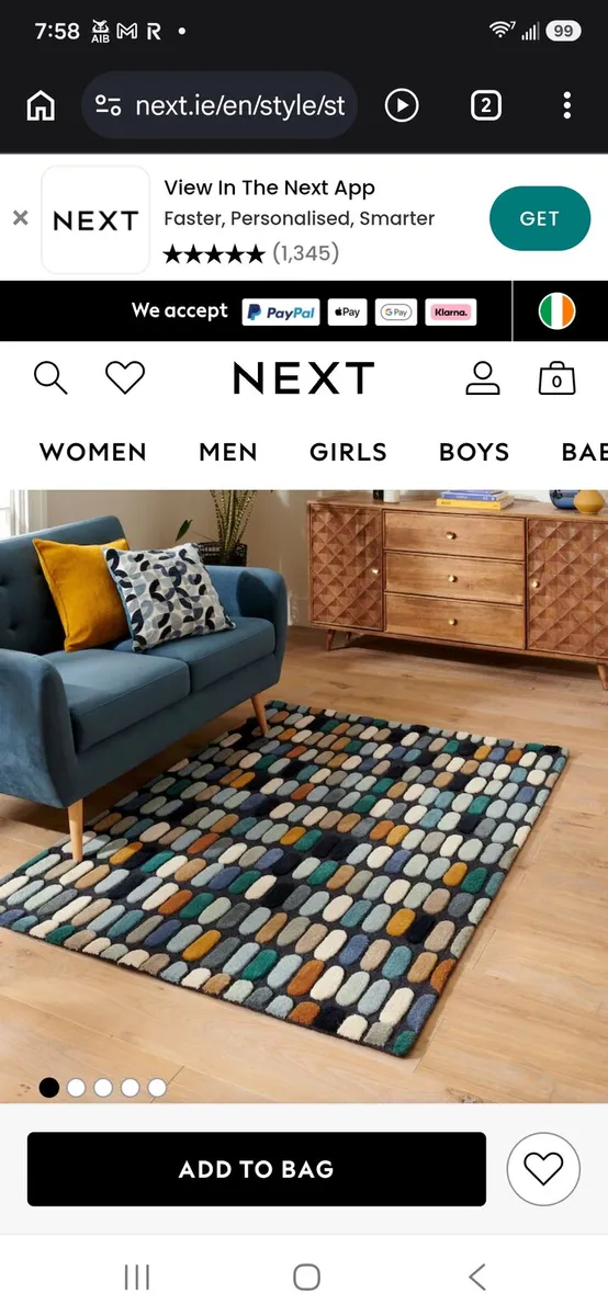 Next wool rug - Image 2