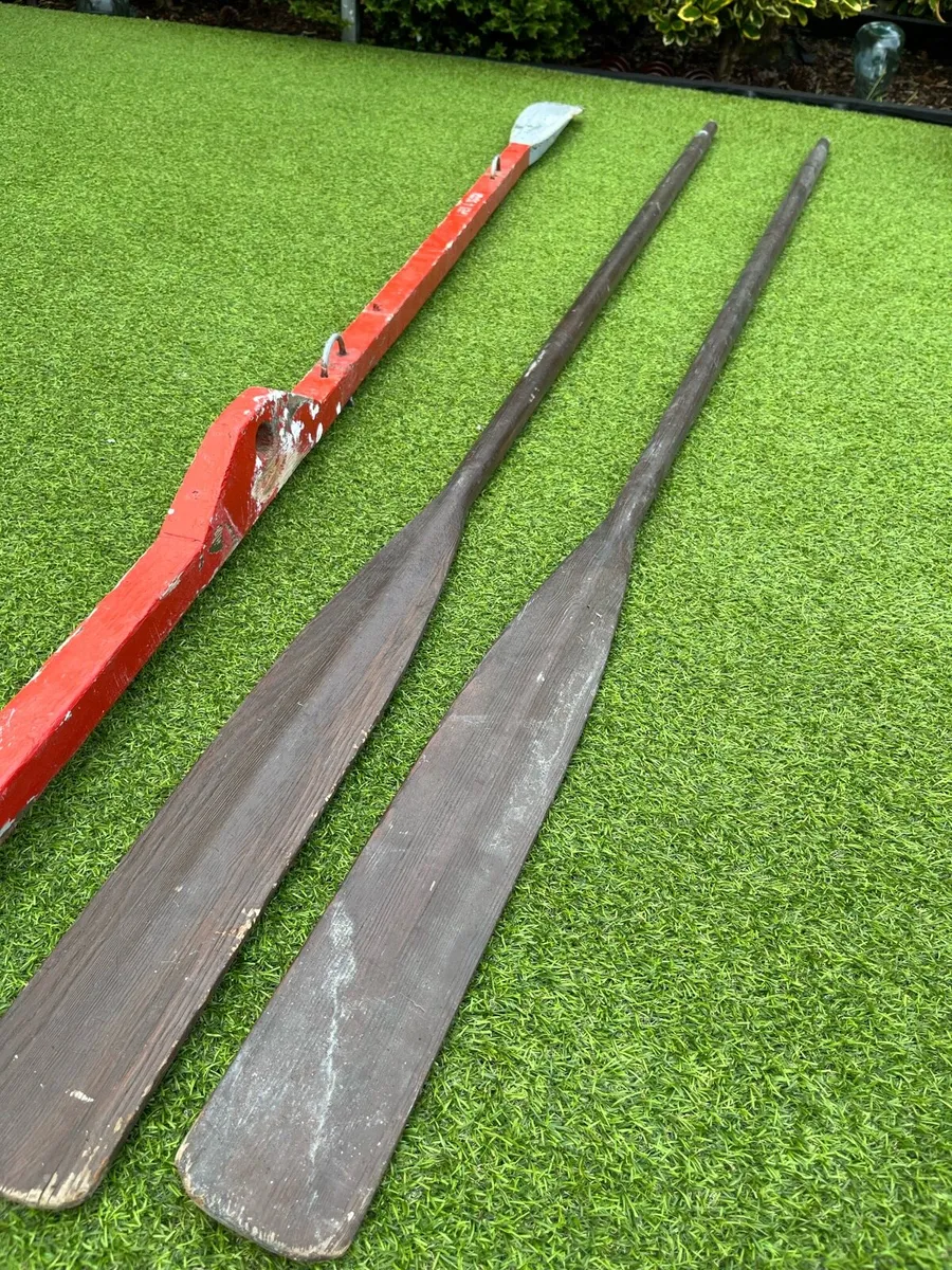 Vintage Oars bout & rudder - Image 4
