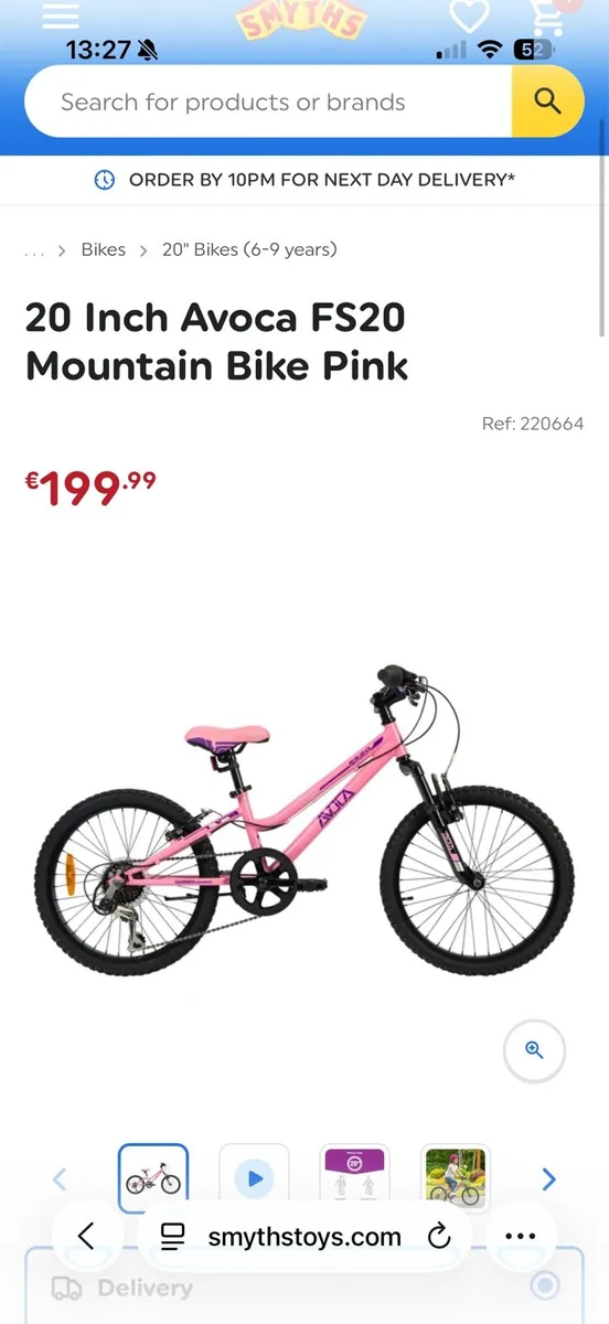 20 Inch Avoca FS20 Mountain Bike Pink - Image 2