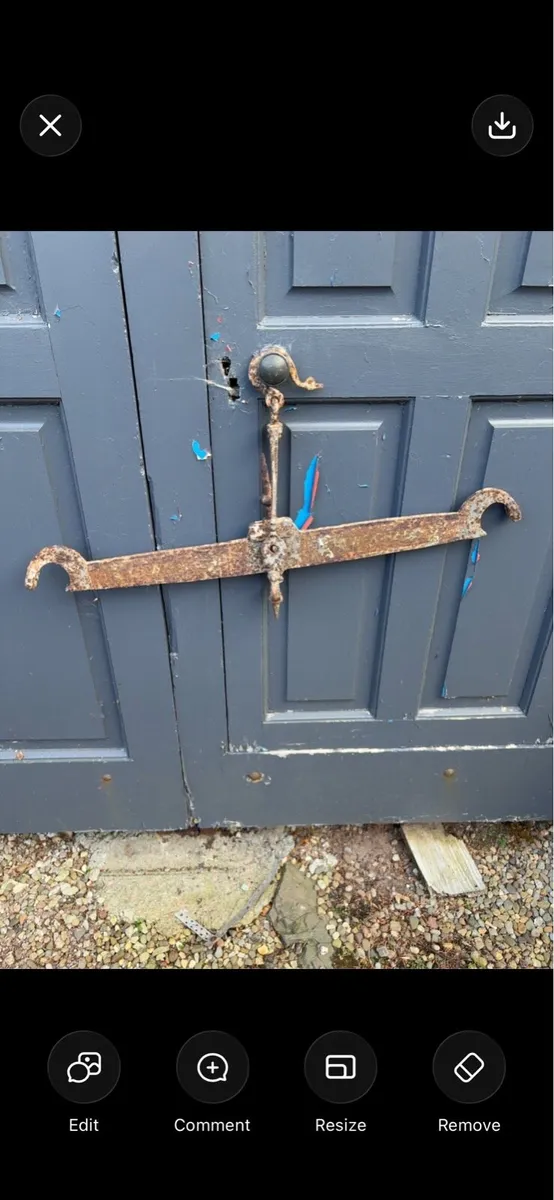 Antique Cast Iron Balance Scale