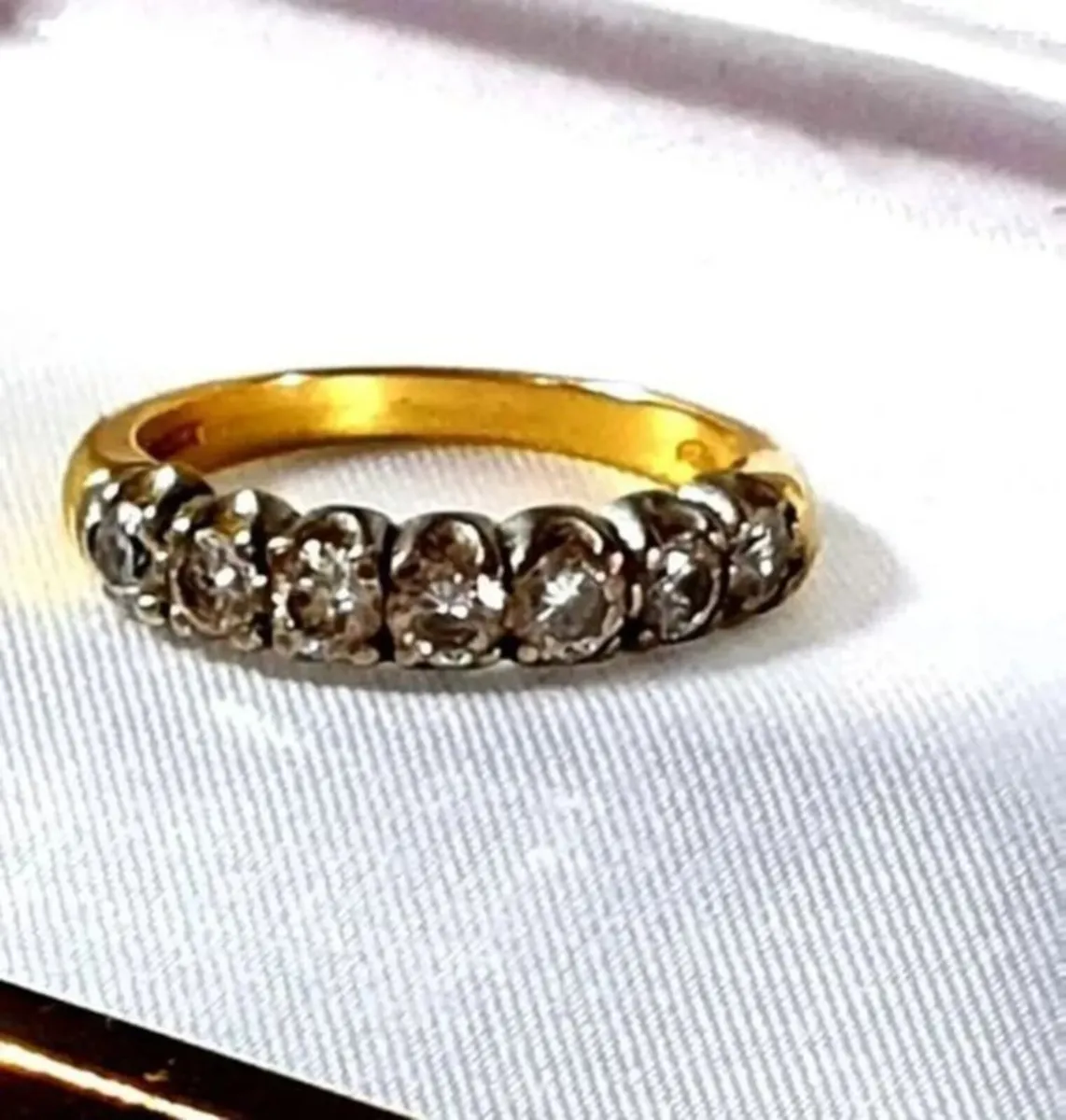 Victorian 18ct Gold Diamond Ring - Image 4