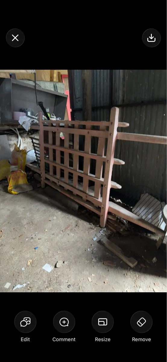 Unused Vintage Horse Cart Main Frame