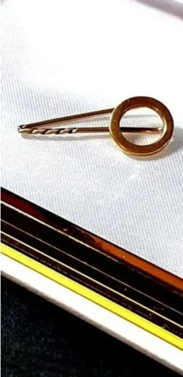 Vintage 9ct Gold Tie Pin - Image 4