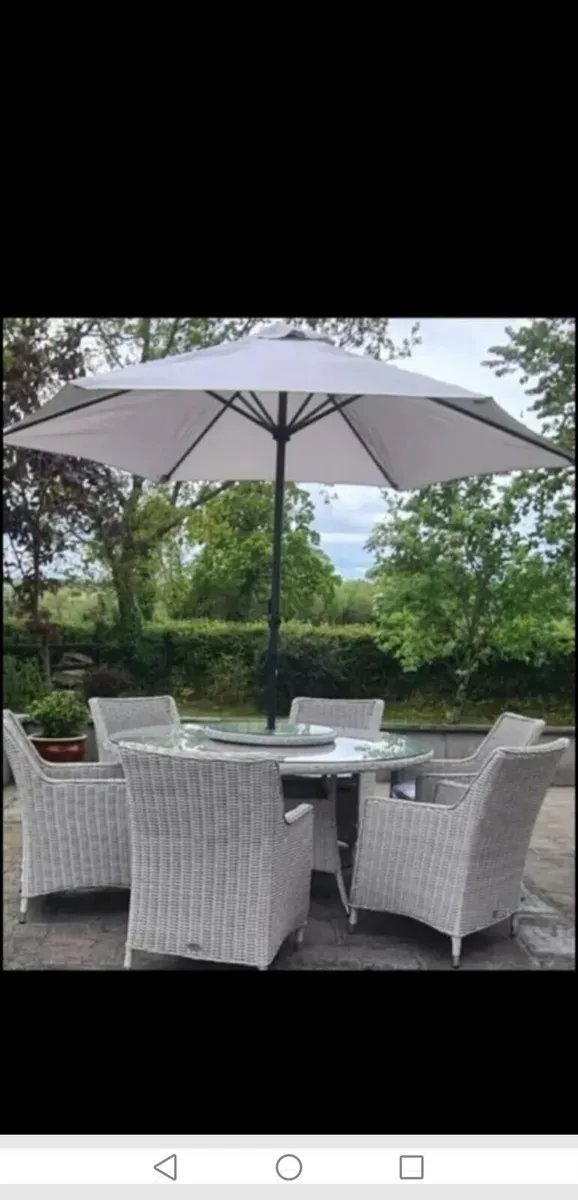 **CLEARANCE** Brand New Grey Rattan  6 Seater - Image 1