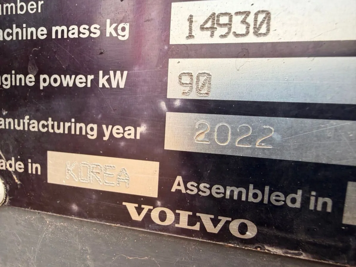 2022 Volvo EC140EL - Image 2