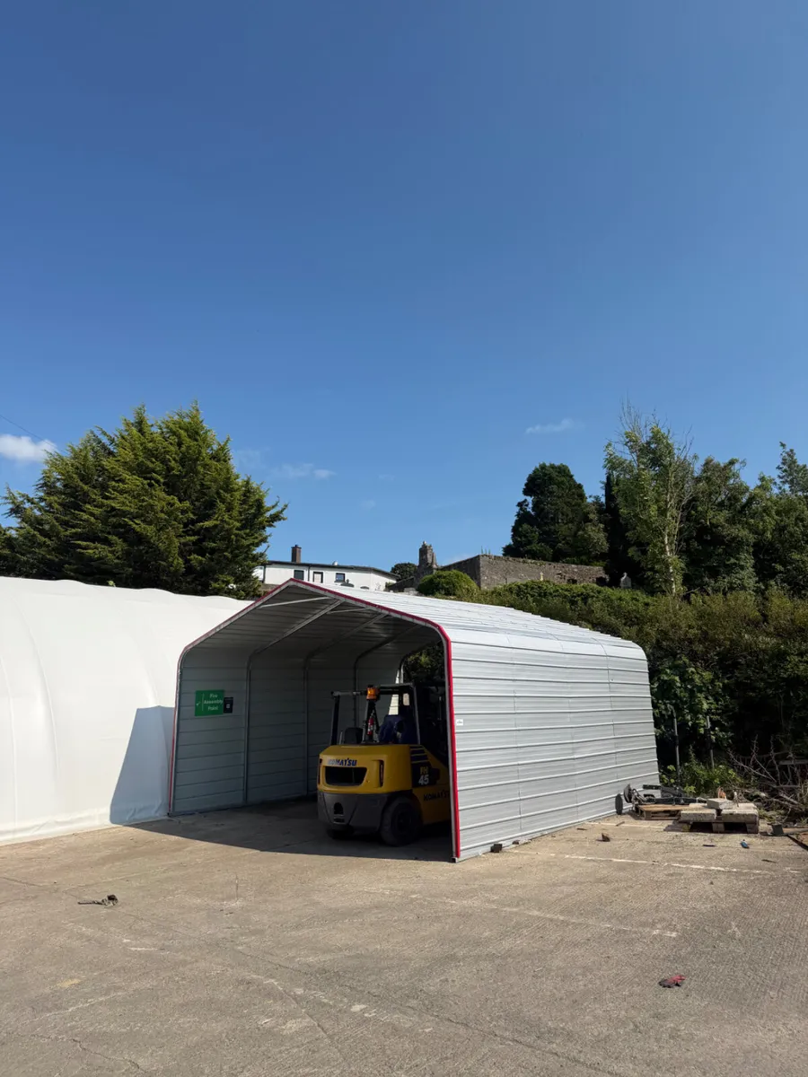 20ft x 20ft Galvanised Steel Carport Metal Shed - Image 1