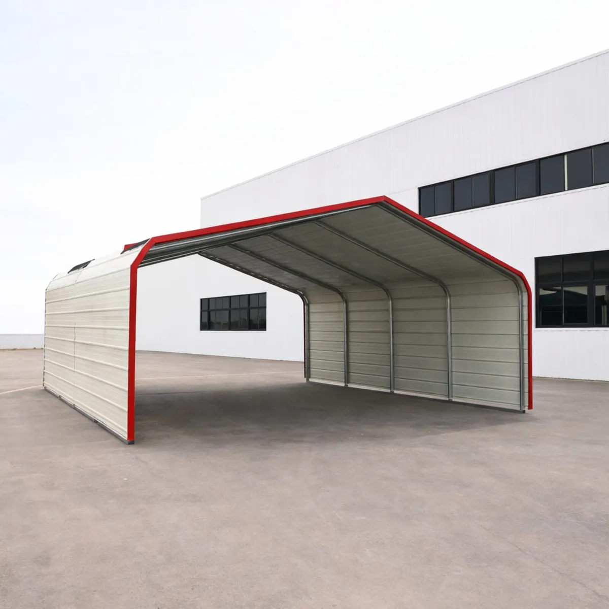Galvanised Steel Metal Shed Kit Canopy - Image 2