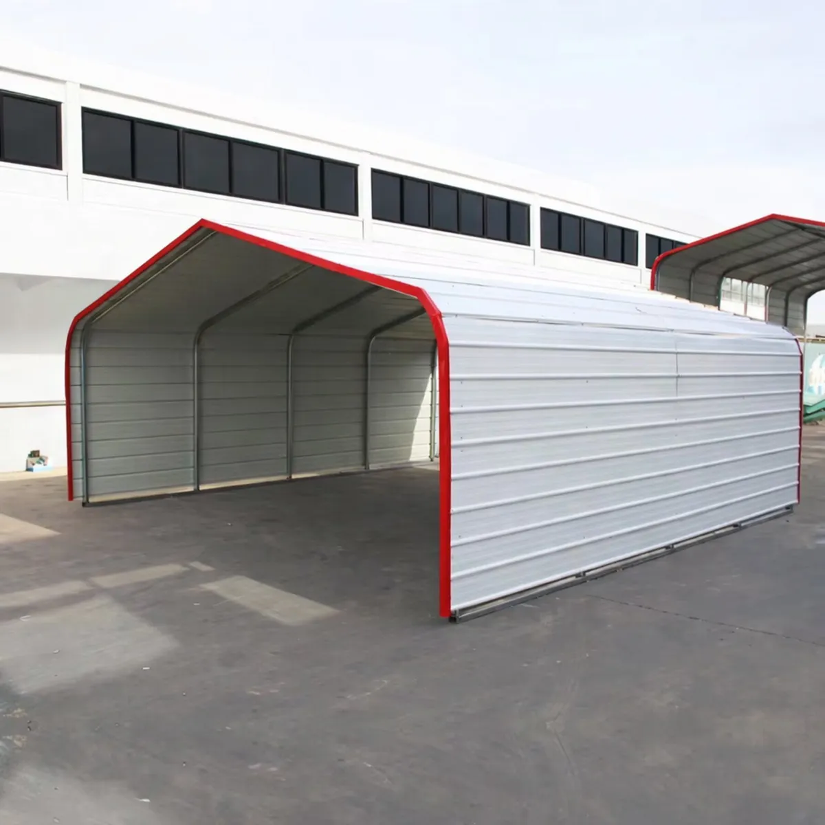 Galvanised Steel Metal Shed Kit Canopy - Image 1