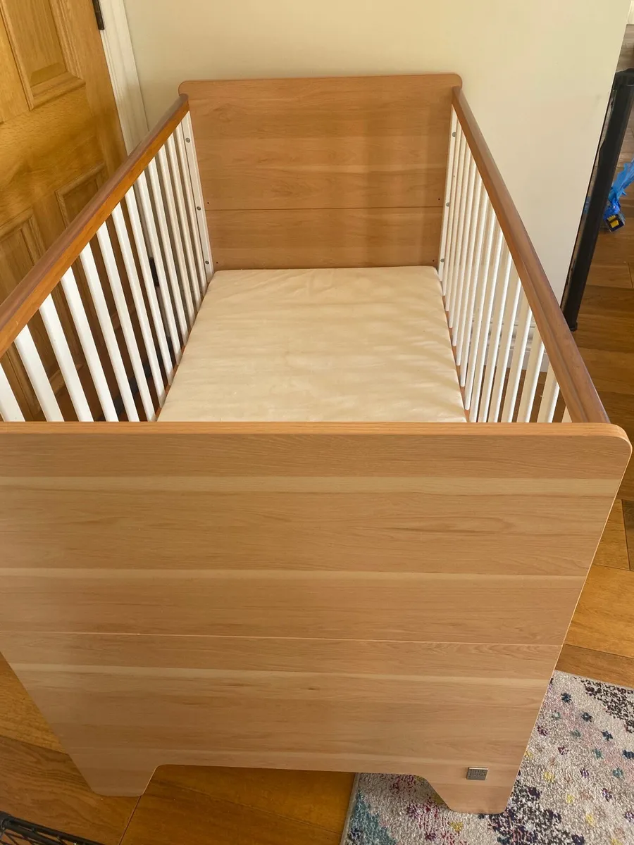 Baby Elegance Little Buds Cot Bed with Mattress - Image 3