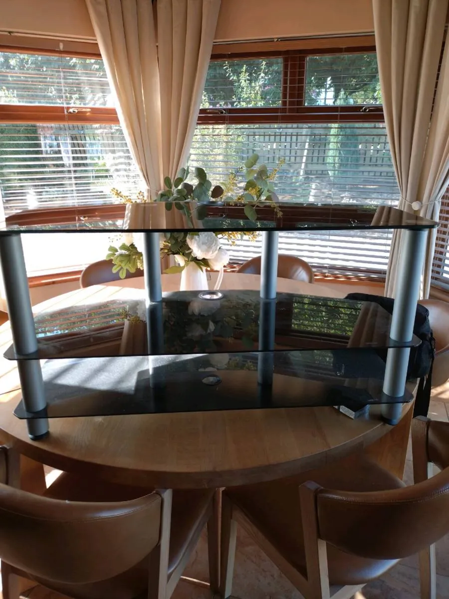 Television glass stand - Image 1