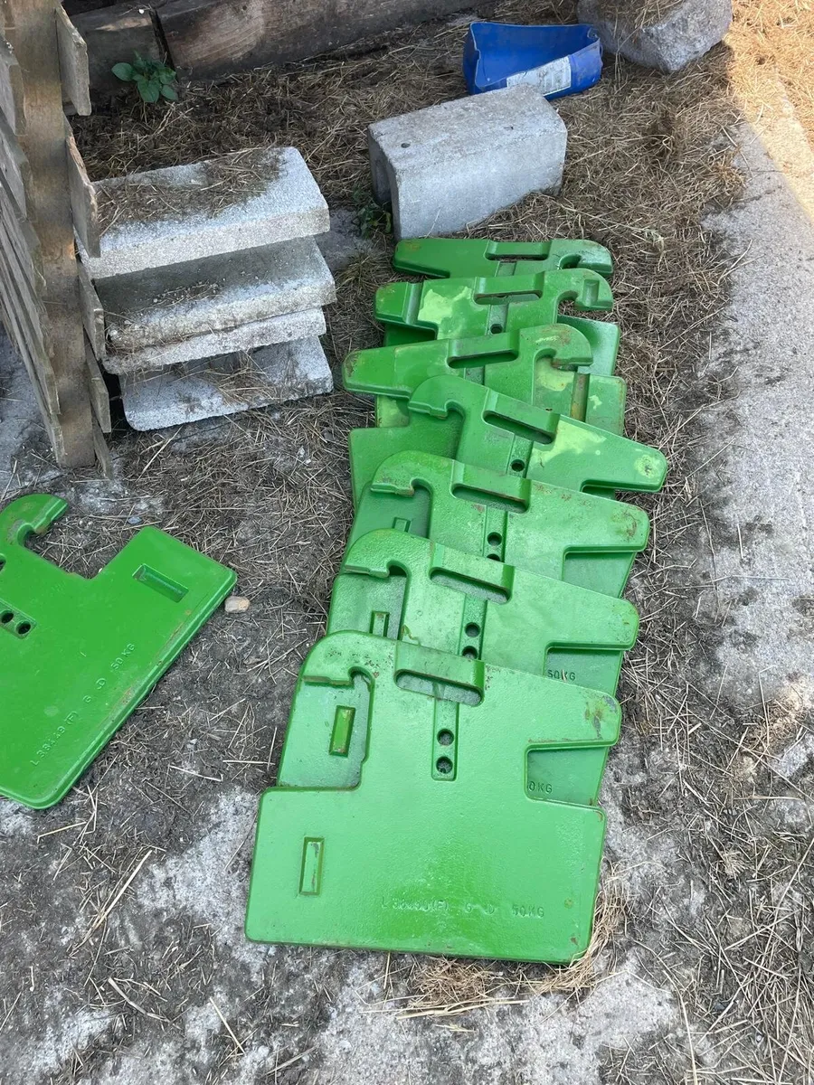 John deer 59kg weights for sale - Image 2