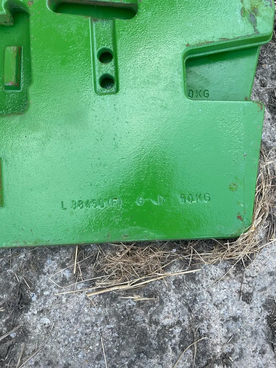 John deer 59kg weights for sale - Image 3