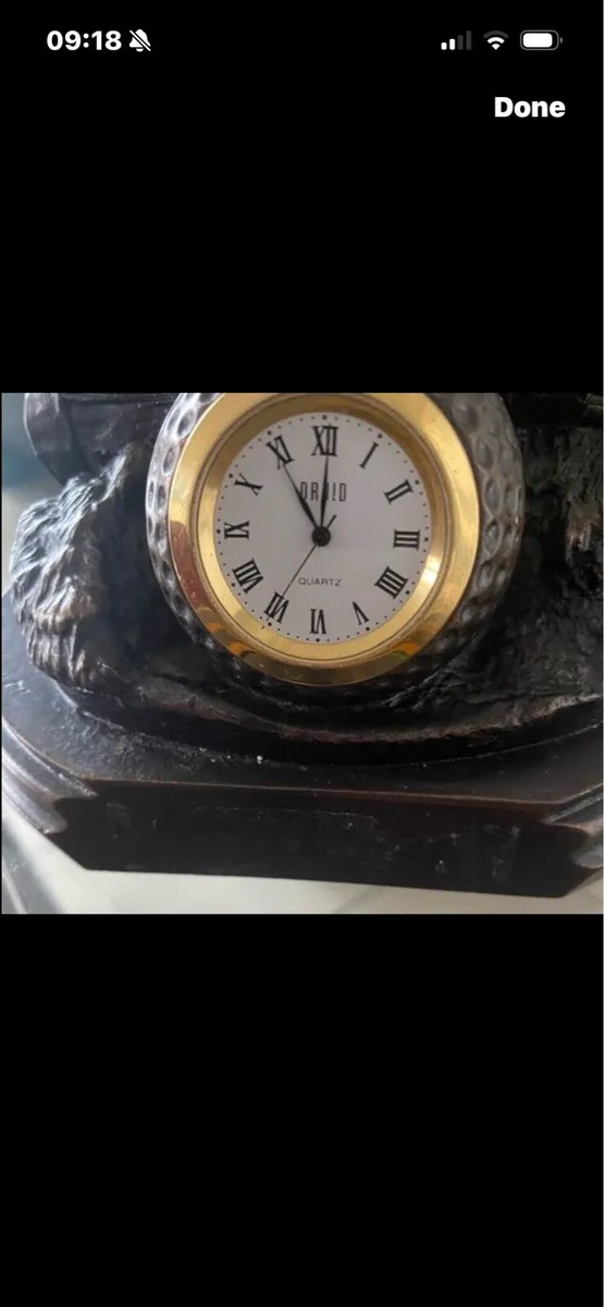 Bronze Golf Kit Clock - Image 4
