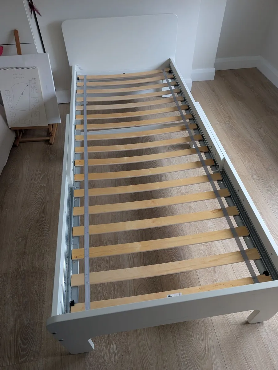 Ikea Childrens Bed, Mattress, and Protector - Image 3