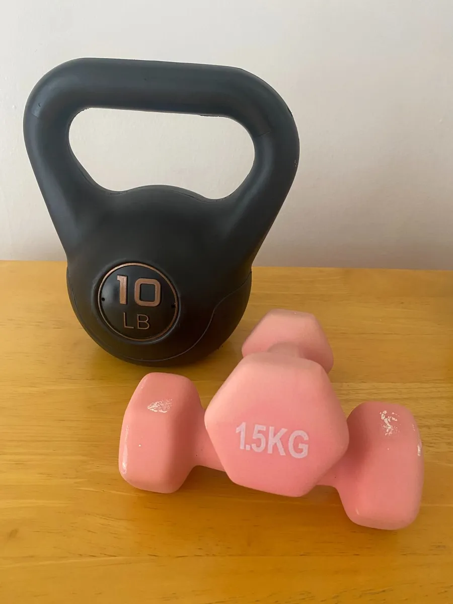 Kettlebell and Hand Weights