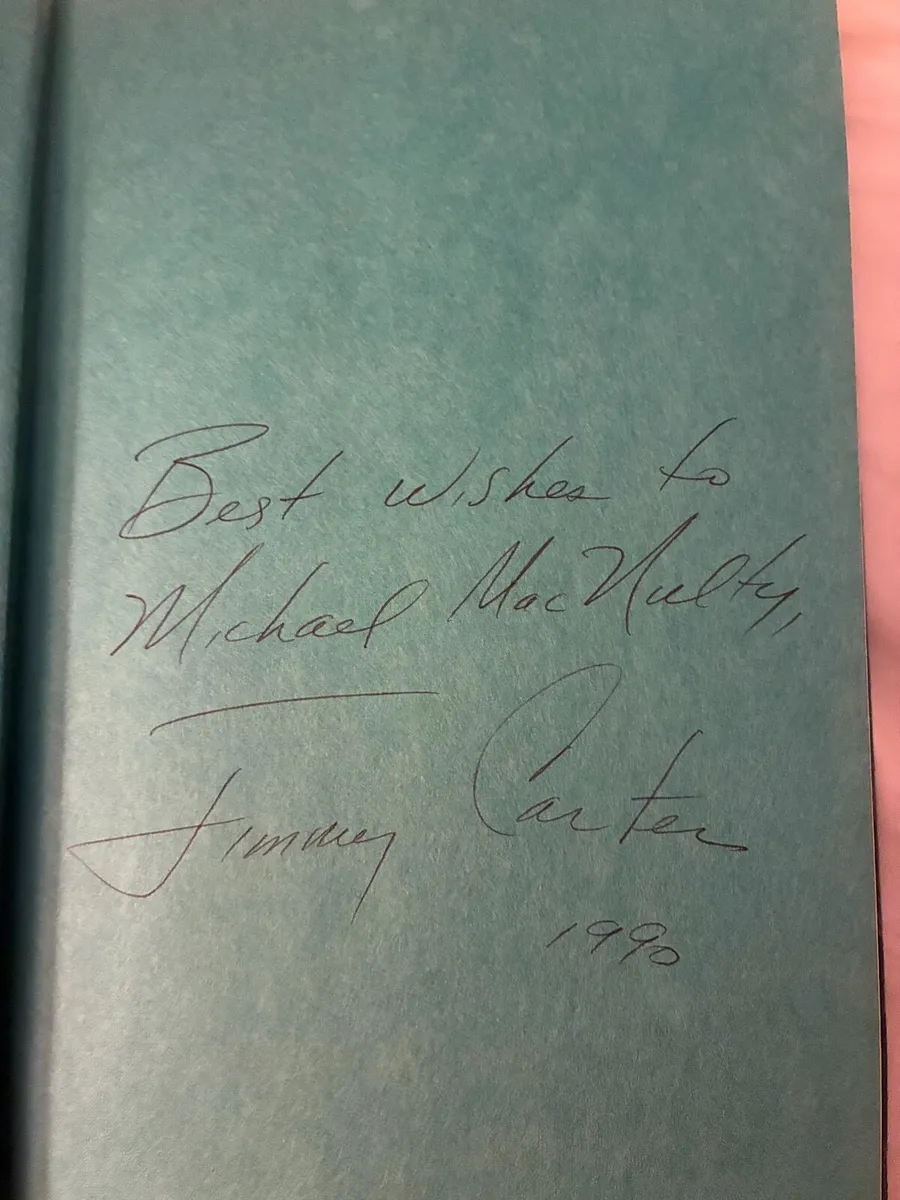 Autographed Jimmy Carter Book - Image 2