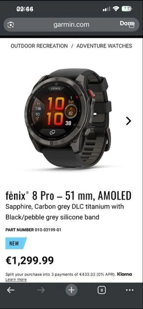 Garmin Fenix 8 PRO 51mm - Sapphire / Titanium - Image 1