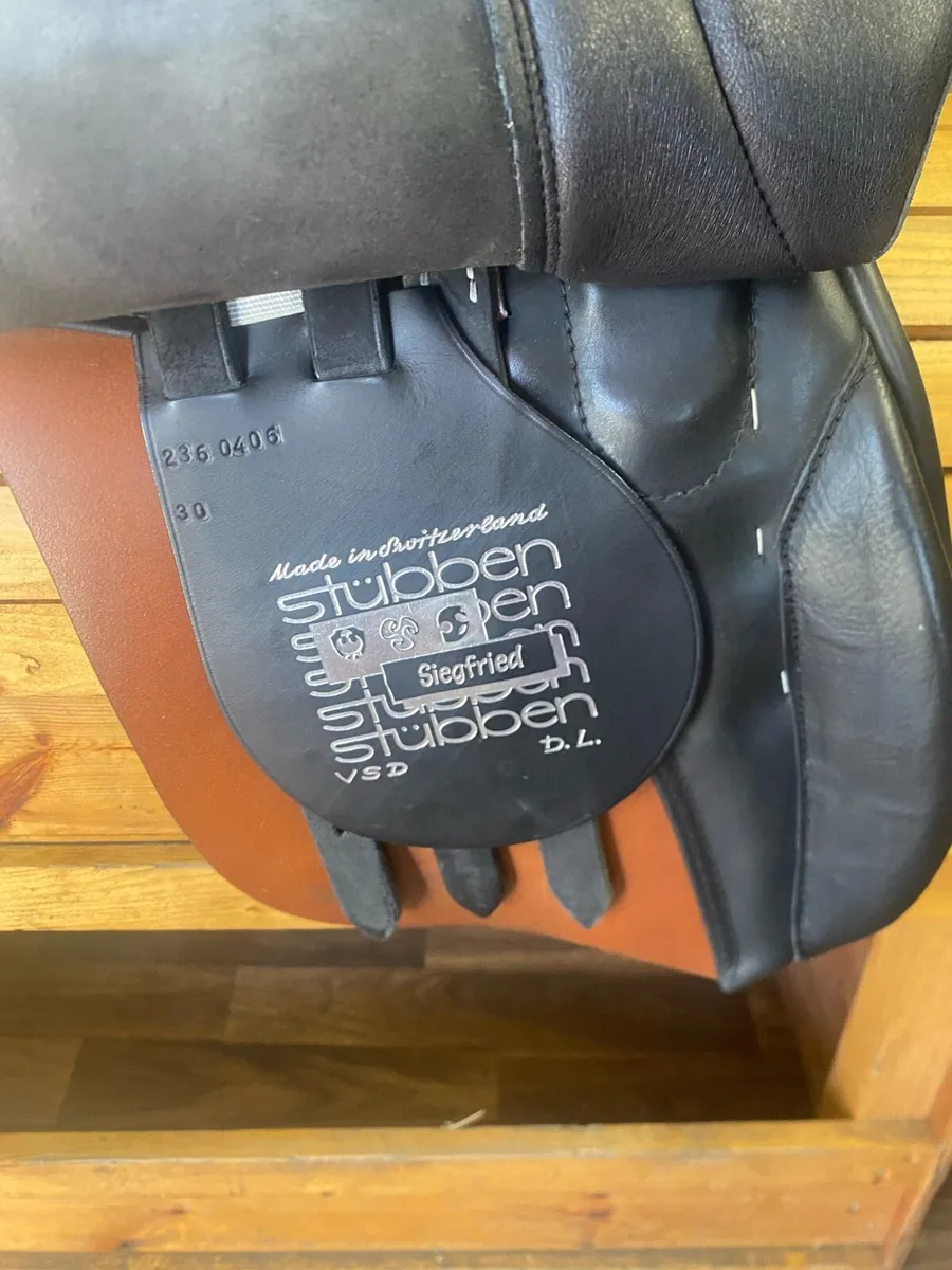 Stubben Siegfried vsd black Leather saddle - Image 4