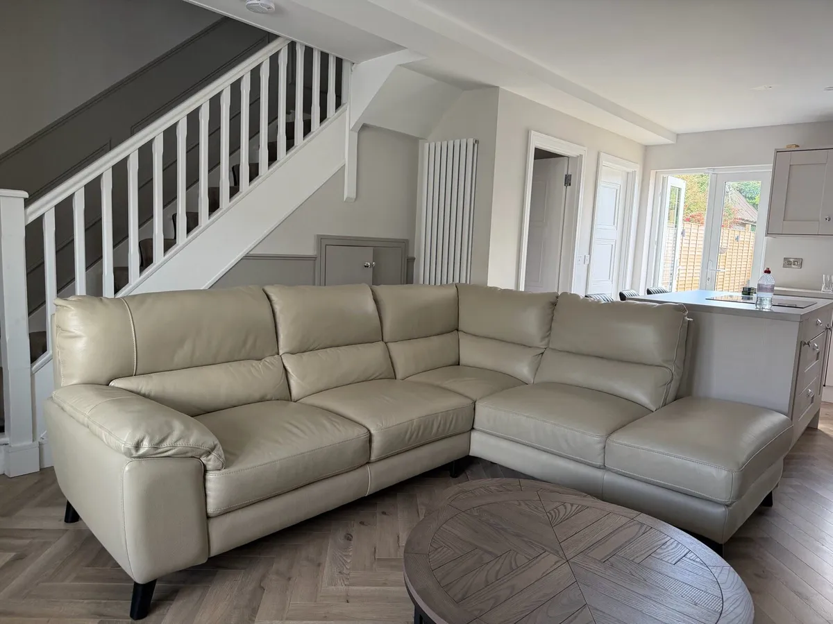 EZ living L shape sofa & arm chair - Image 1