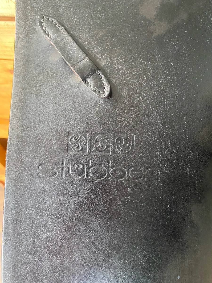 Stubben 18” calf skin Leather saddle - Image 2