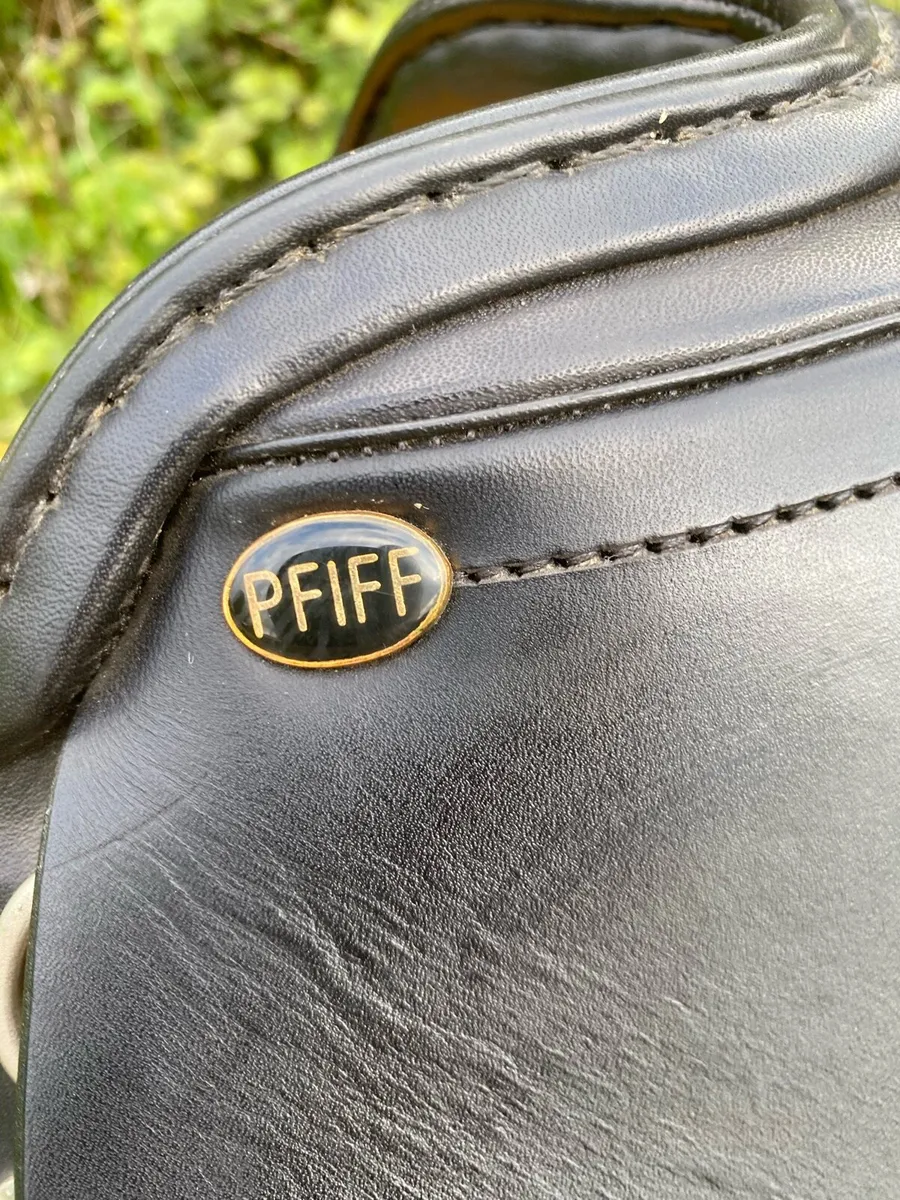 Pfiff Ramiro 16.5 black Leather saddle - Image 4