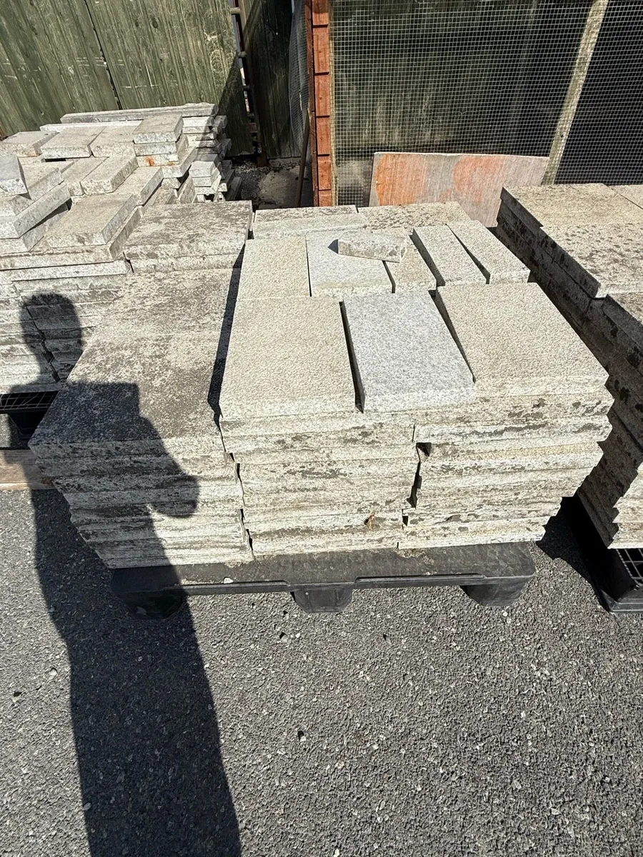Reclaimed Granite Paving Slabs & Bullnose Steps - Image 3