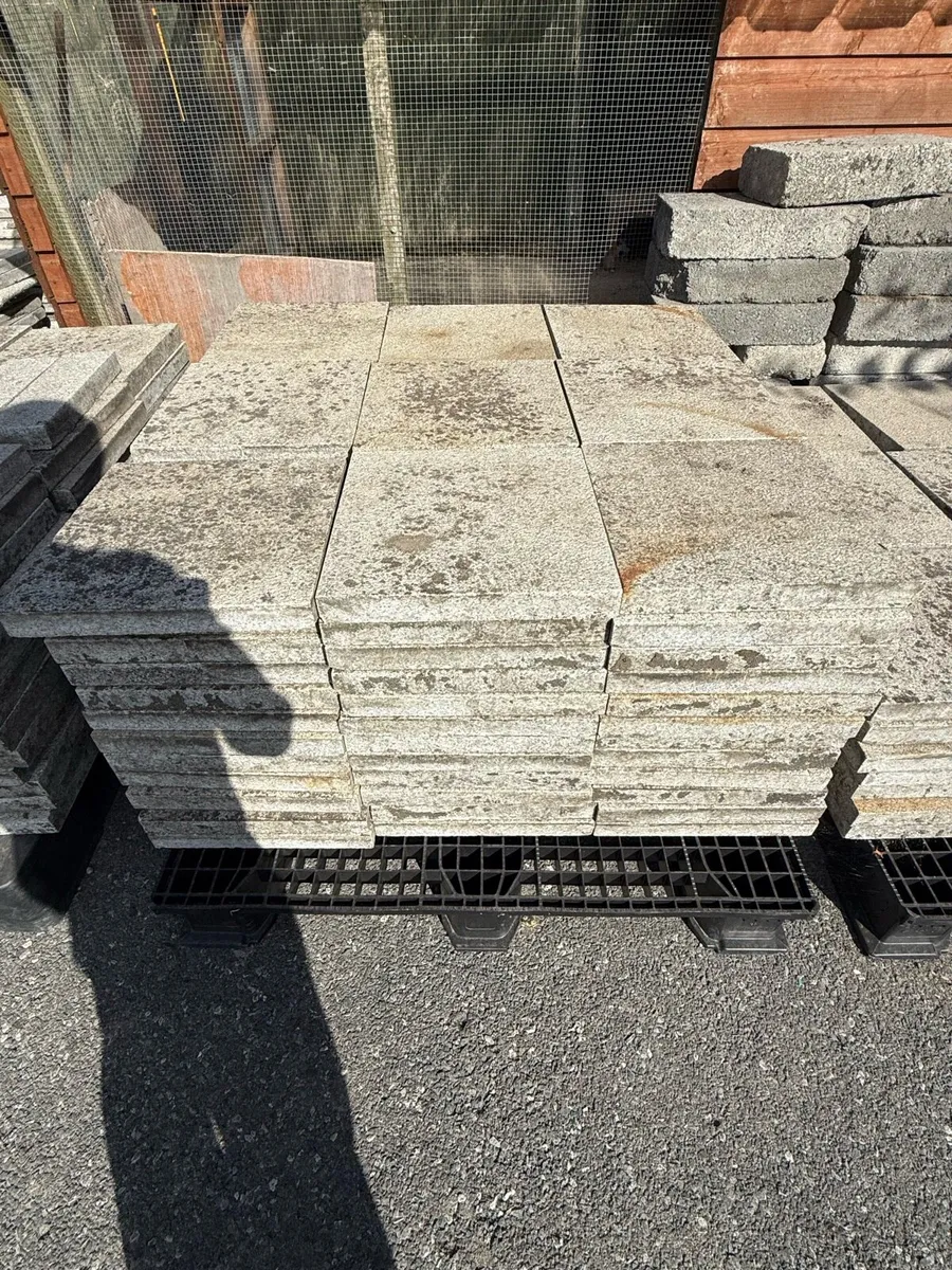 Reclaimed Granite Paving Slabs & Bullnose Steps - Image 1