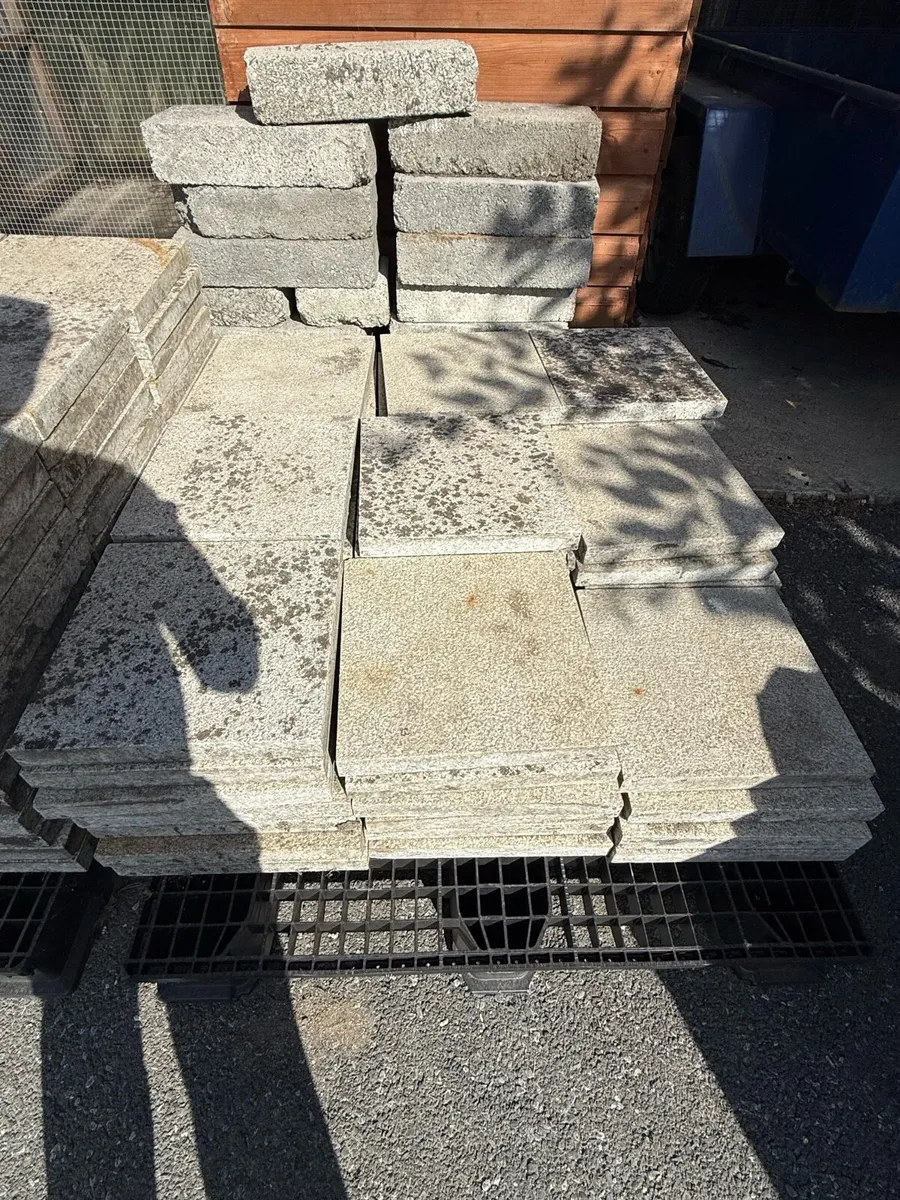 Reclaimed Granite Paving Slabs & Bullnose Steps - Image 2