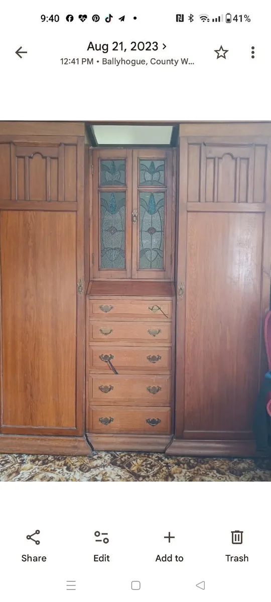 Wardrobe and dressing table - Image 3