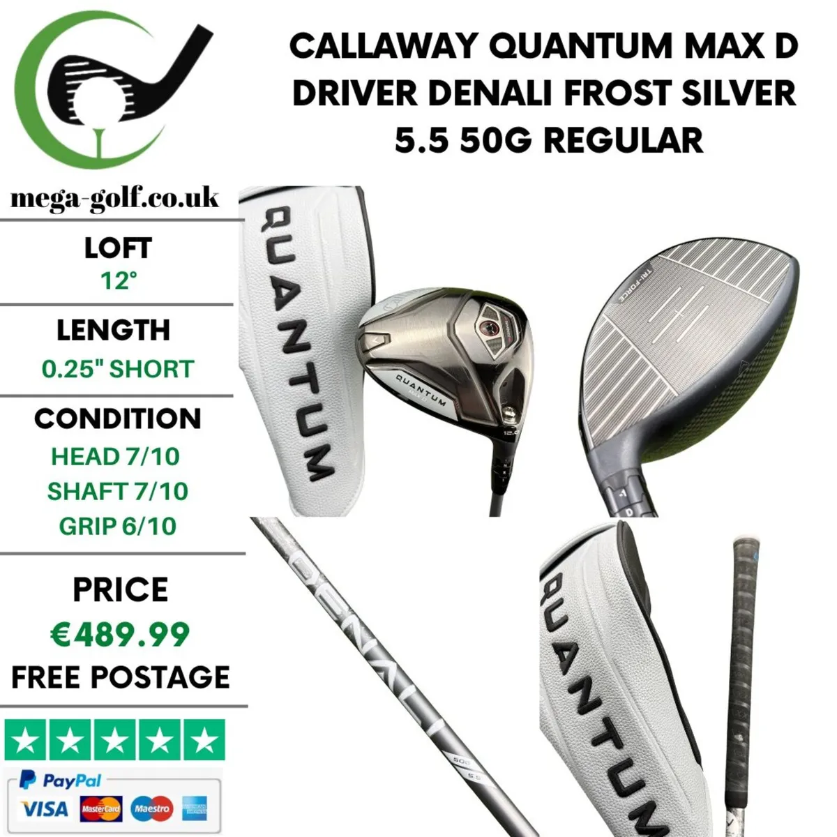 Callaway Quantum Max D Driver / 12° / Regular - Image 1