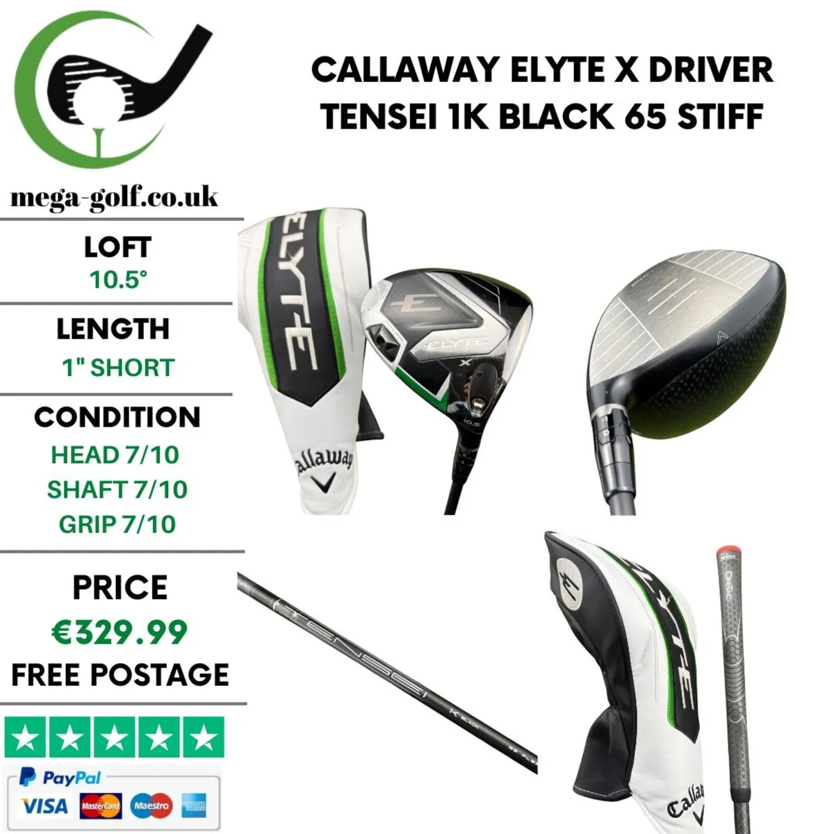 Callaway Elyte X Driver / 10.5° / Stiff - Image 1