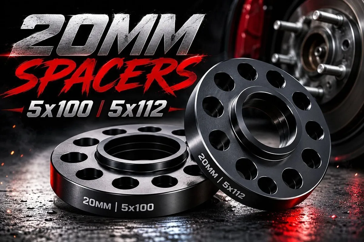 2 x 20mm Spacers (5x100, 5x112) FREE POST - Image 1