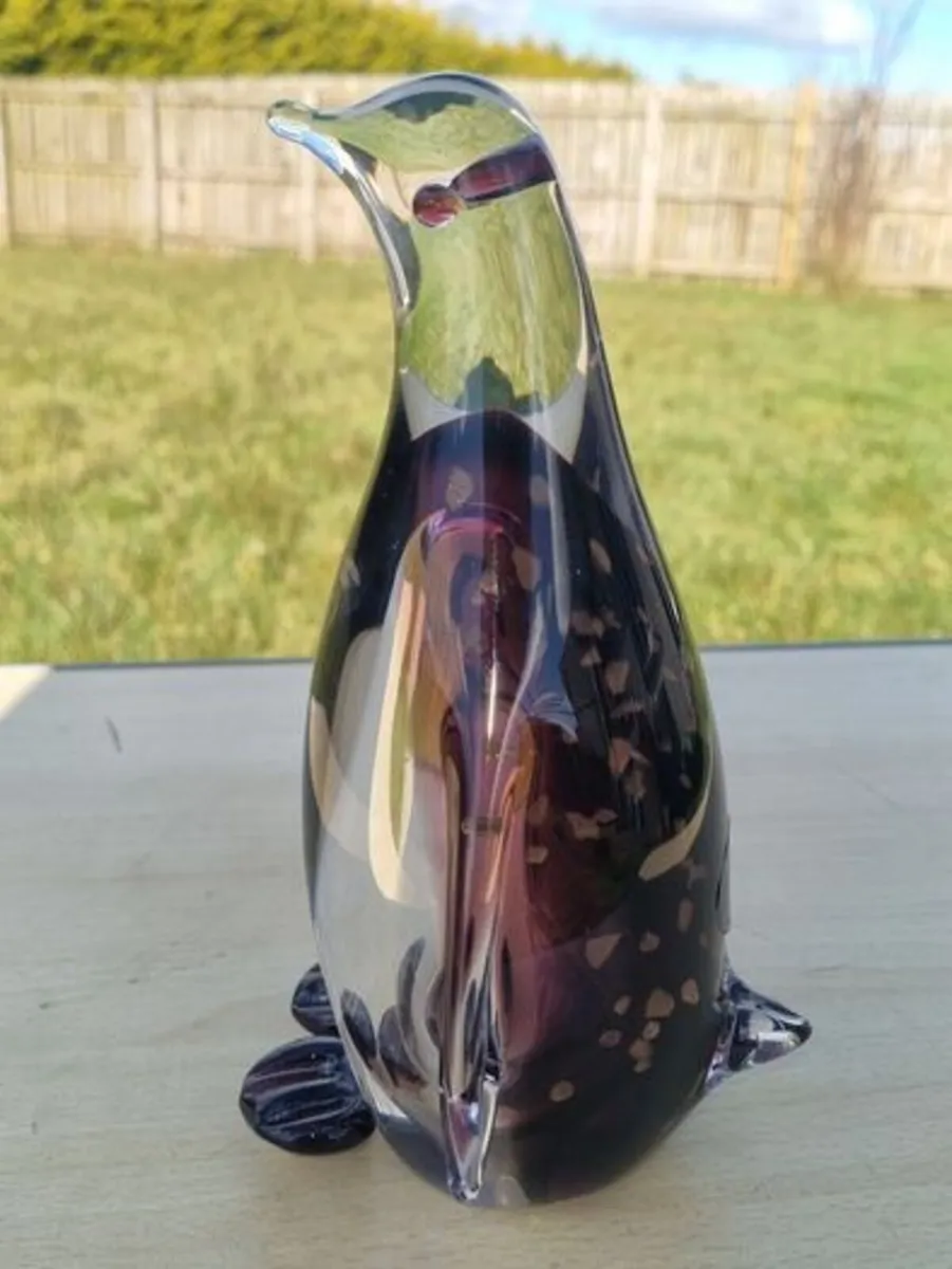 Murano Art Glass Large Penguin Figure - Image 3