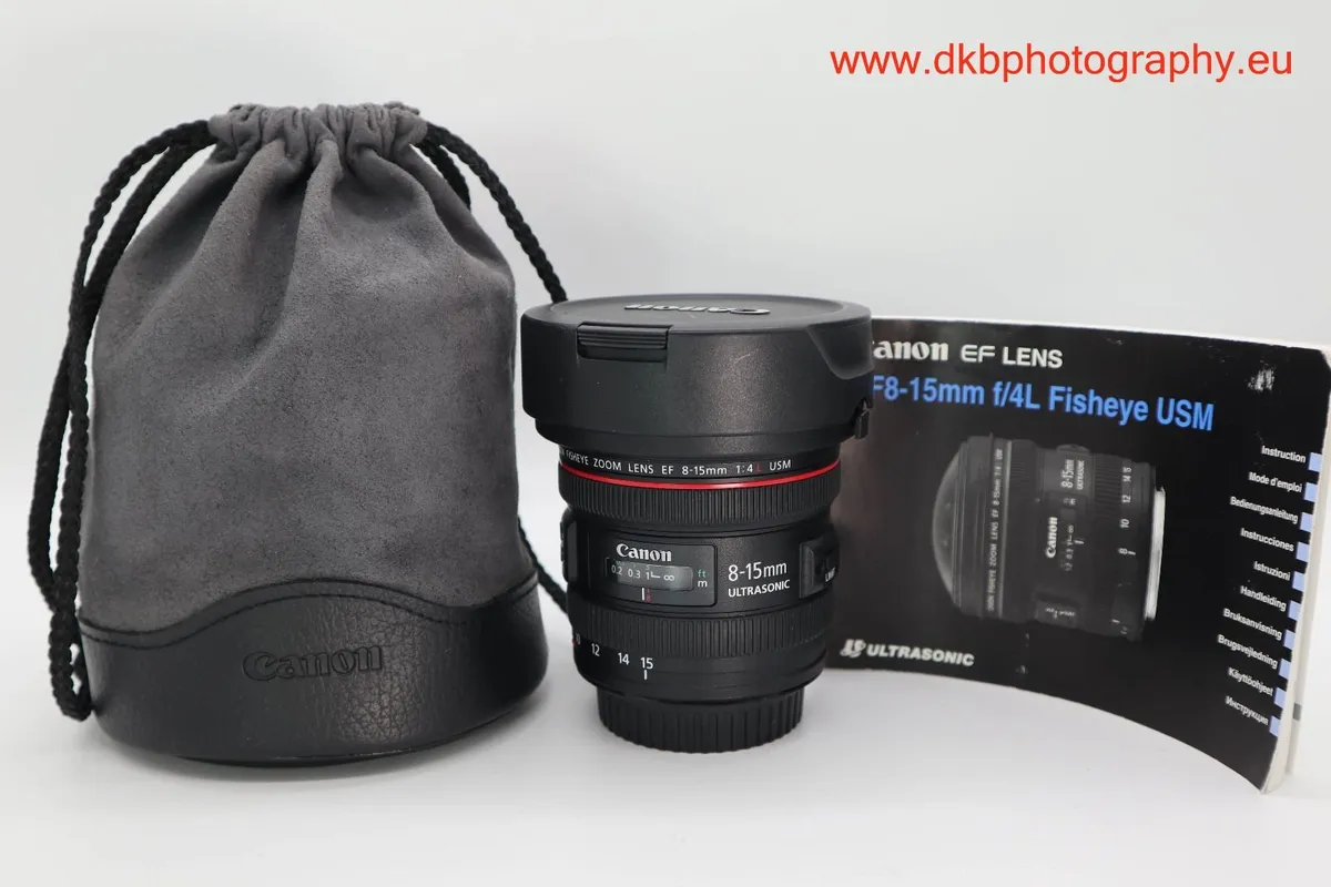 CANON EF 8-15mm F4L USM FISHEYE ULTRA-WIDE LENS - Image 2