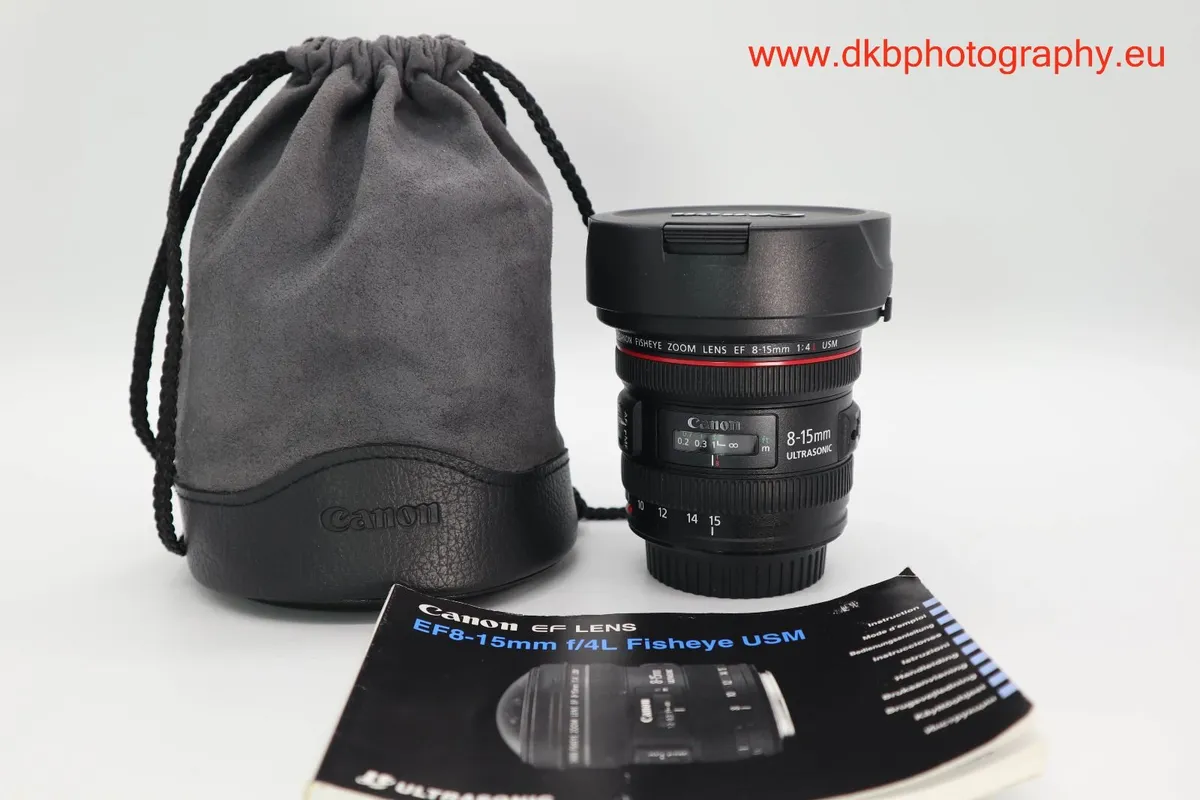CANON EF 8-15mm F4L USM FISHEYE ULTRA-WIDE LENS - Image 1