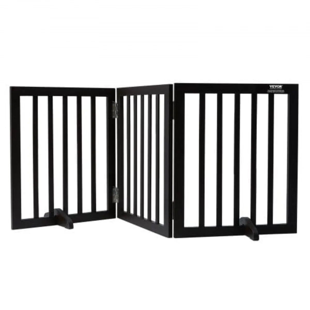 VEVOR Free Standing Dog Gate, 24" H x 60" W Frees - Image 1